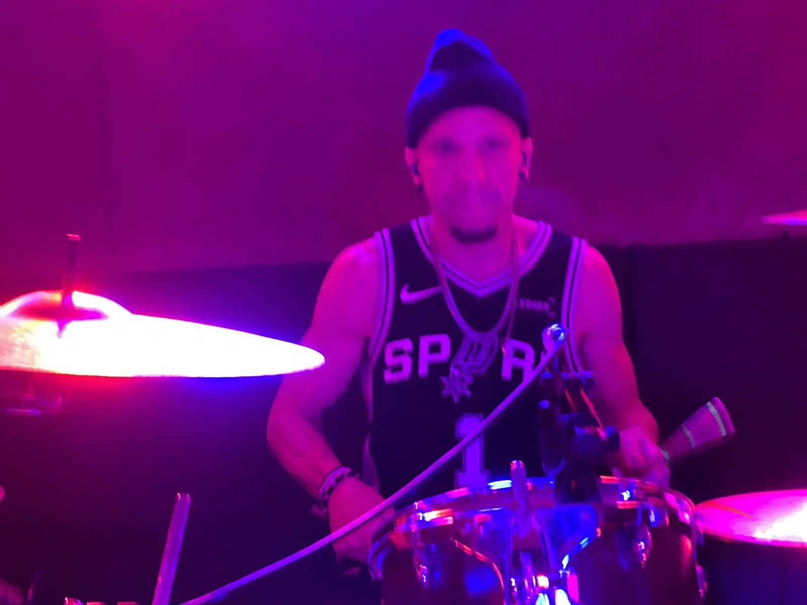 Tony Kruszka drumming