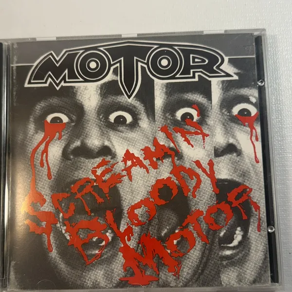 Motor - Screamin' Bloody Motor (1993) album cover, self-released on Reptile Records