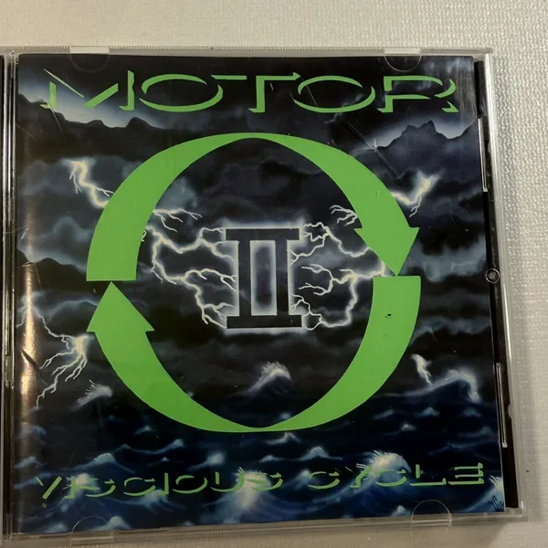 Motor - Vicious Cycle (1995) album cover, self-released on Reptile Records